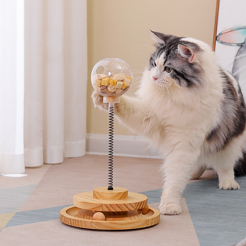 猫おやつディスペンサー 猫おやつディスペンサーおもちゃ またたび猫おもちゃ 猫用おやつスプリングおもちゃ 猫 小型犬 早食い防止おやつディスペンサー ペット用品