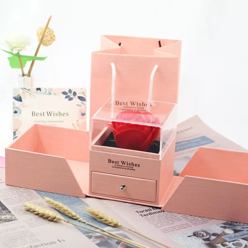 バレンタインデー プラスチック製永遠の花