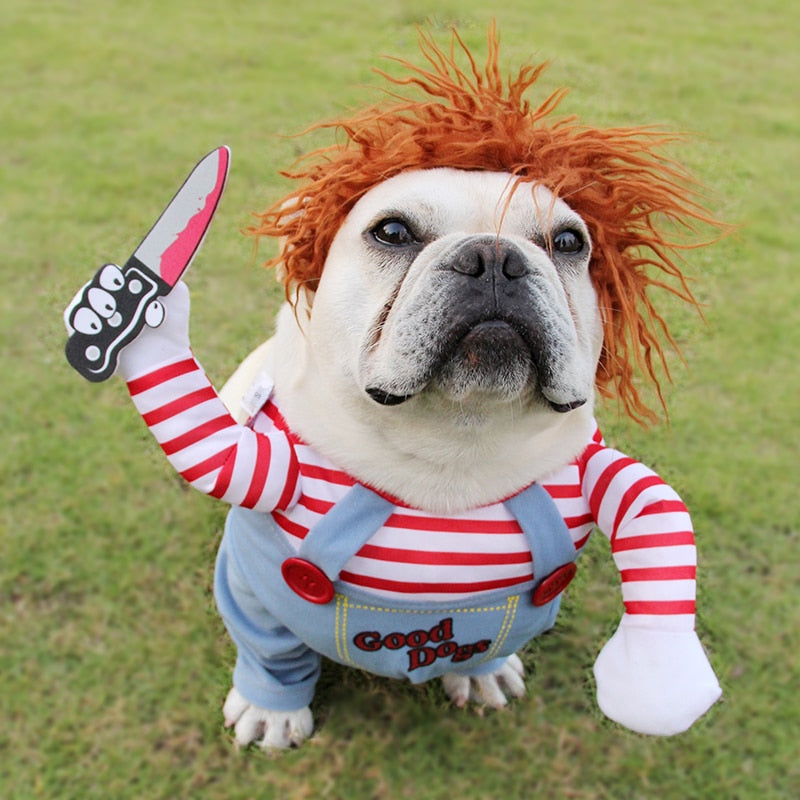 ハロウィーンペットコスチューム ペット犬 面白い服 調節可能な犬用コスプレコスチューム 恐ろしいコスチュームパーティーの集まり