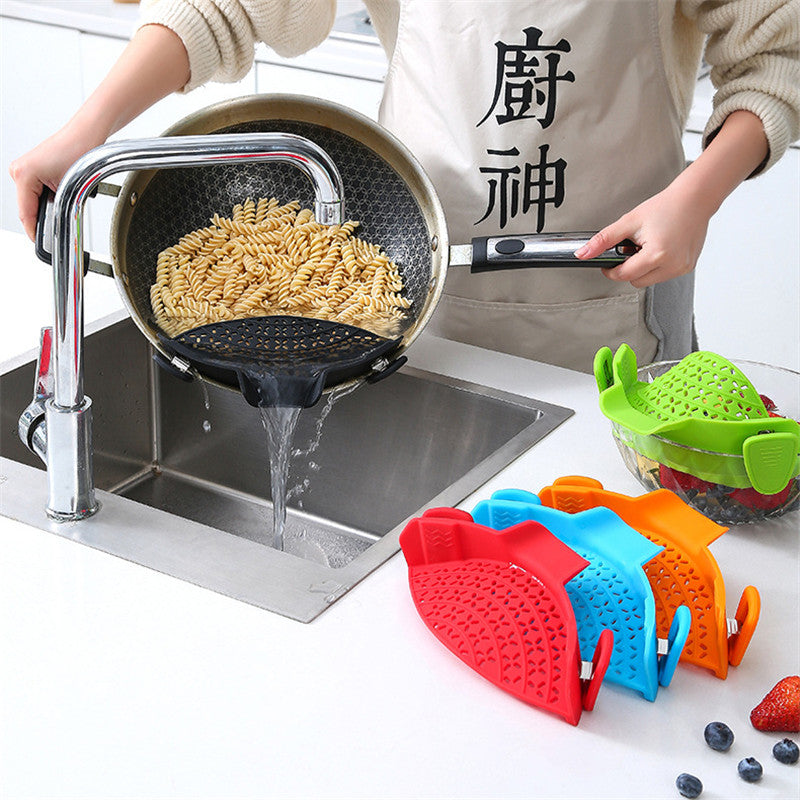キッチングッズ シリコン製鍋用排水ストッパー