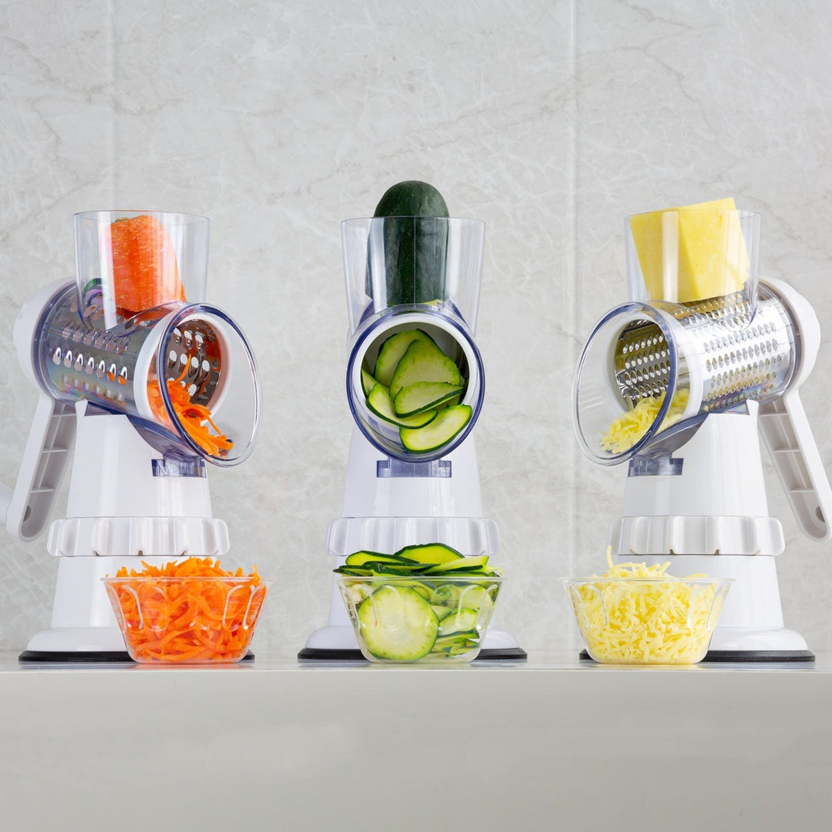 3 in 1 野菜スライサー 手動キッチンアクセサリー 野菜カッター用おろし器 ラウンドチョッパー マンドリンシュレッダー ポテト 家庭用キッチン用品 キッチンガジェット