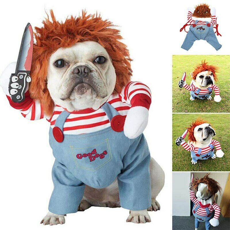ハロウィーンペットコスチューム ペット犬 面白い服 調節可能な犬用コスプレコスチューム 恐ろしいコスチュームパーティーの集まり