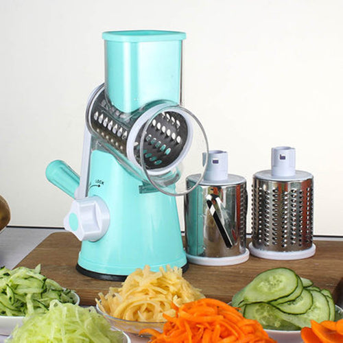 手動キッチンアクセサリー多機能丸型マン ドリンポテトスライサー野菜カッターチーズキッチンガジェット