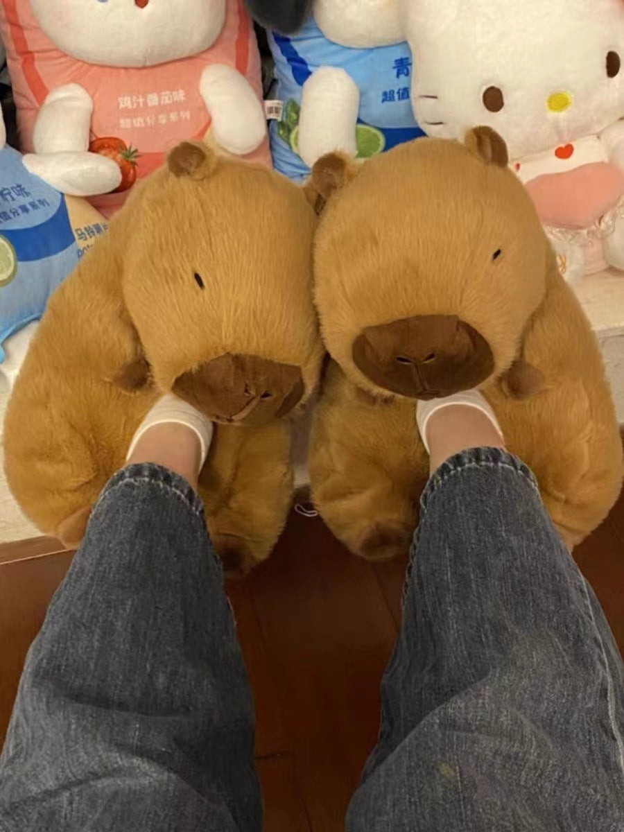 漫画カピバラコットンルームシューズ卸売