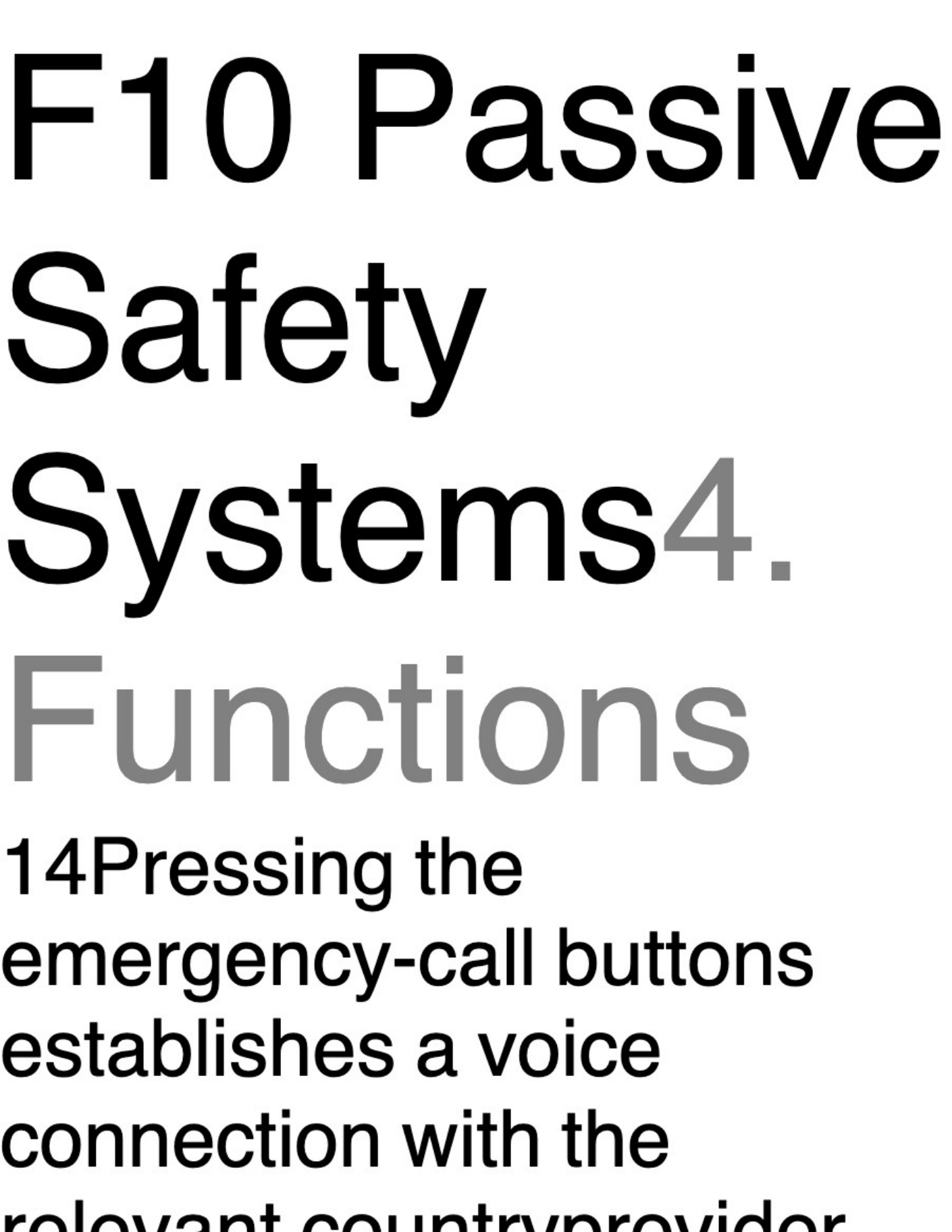 Sample 7 of BMW 08 - F10 Passive Safety Systems Technical Manual [PDF]