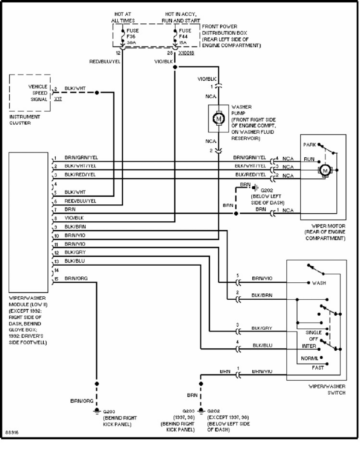Sample 3 of BMW 1996 BMW 318i Wiring Diagrams Complete Electrical Wiring Schematic & System Diagram [PDF]
