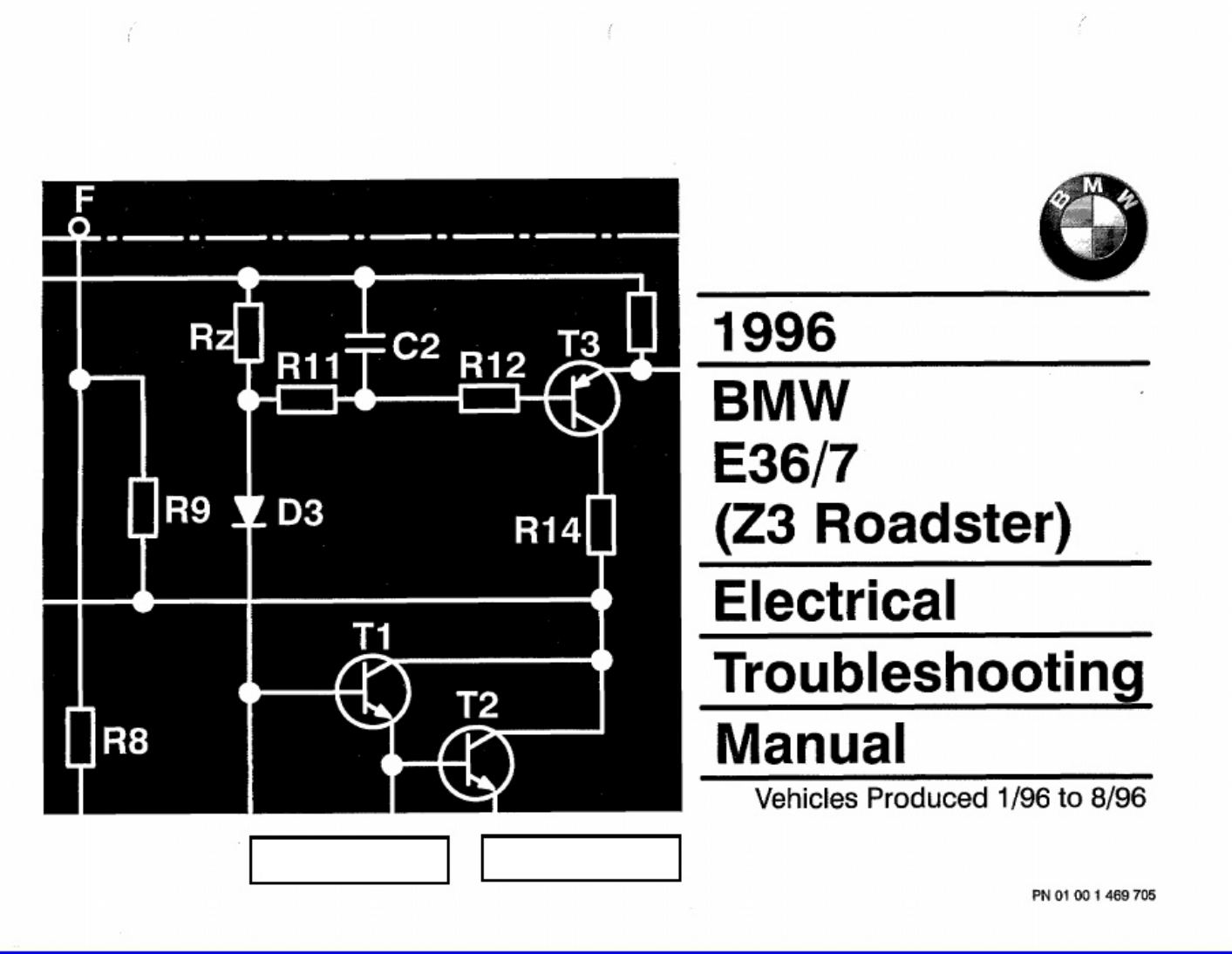 BMW 1996 BMW Z3 Electrical Complete Electrical Wiring Schematic & System Diagram [PDF] cover