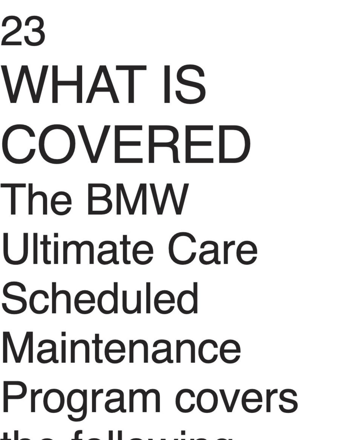 Sample 8 of BMW 2025 BMW Vehicle Maintenance Guide Operation & Maintenance Manual (OMM) [PDF]