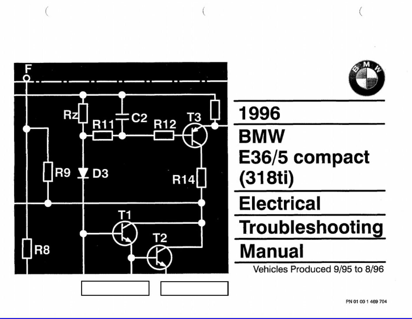 BMW 318ti 1996 Electrical Complete Electrical Wiring Schematic & System Diagram [PDF] cover