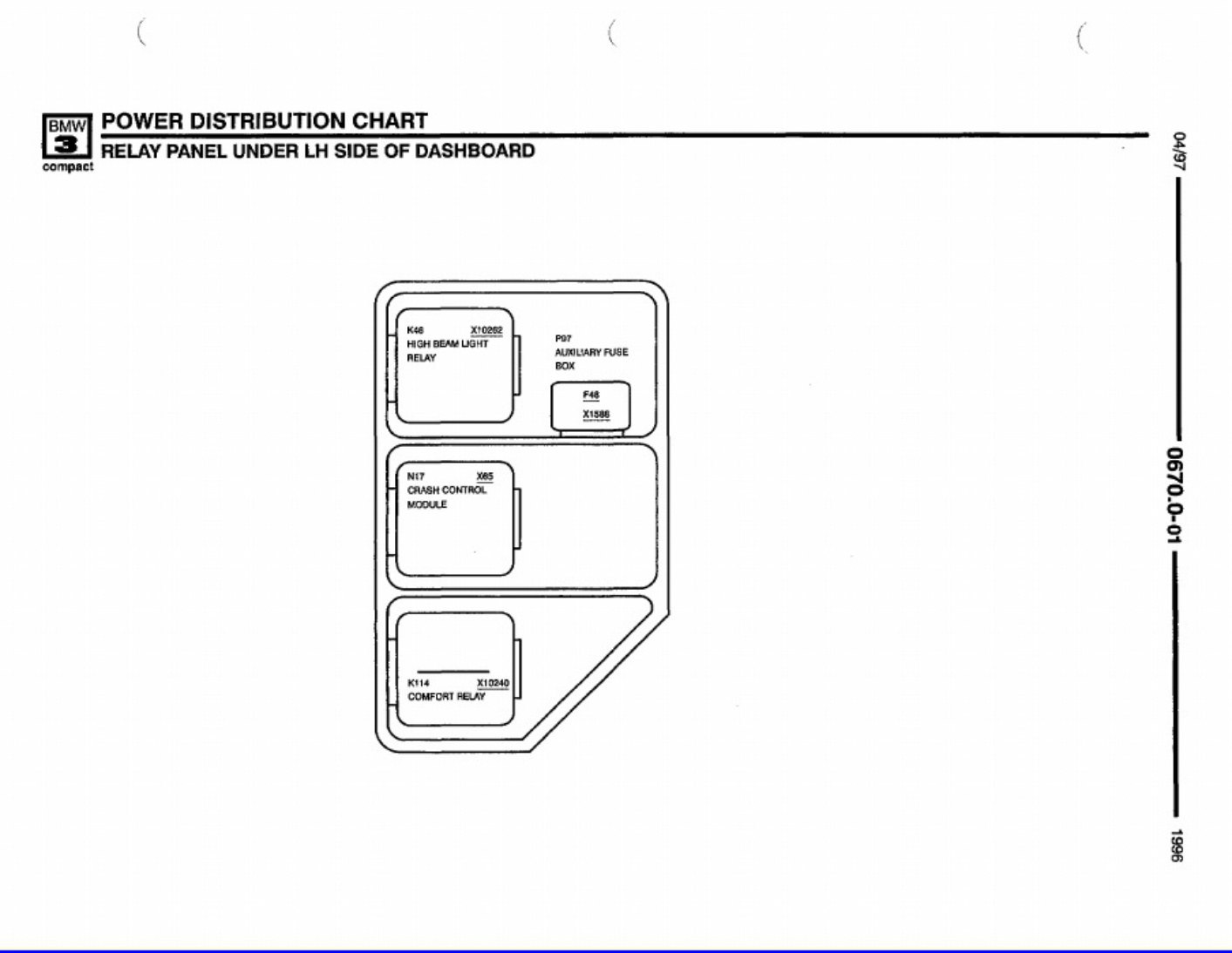 Sample 8 of BMW 318ti 1996 Electrical Complete Electrical Wiring Schematic & System Diagram [PDF]