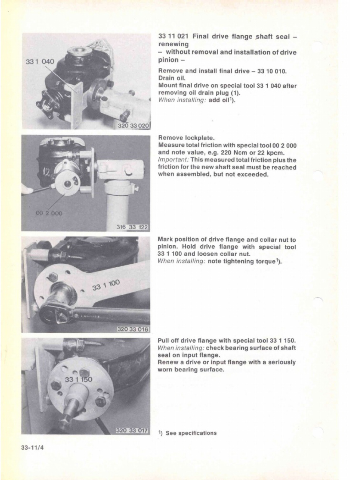 BMW 33 - Rear Axle E21 BMW Workshop Service Manual [PDF] cover