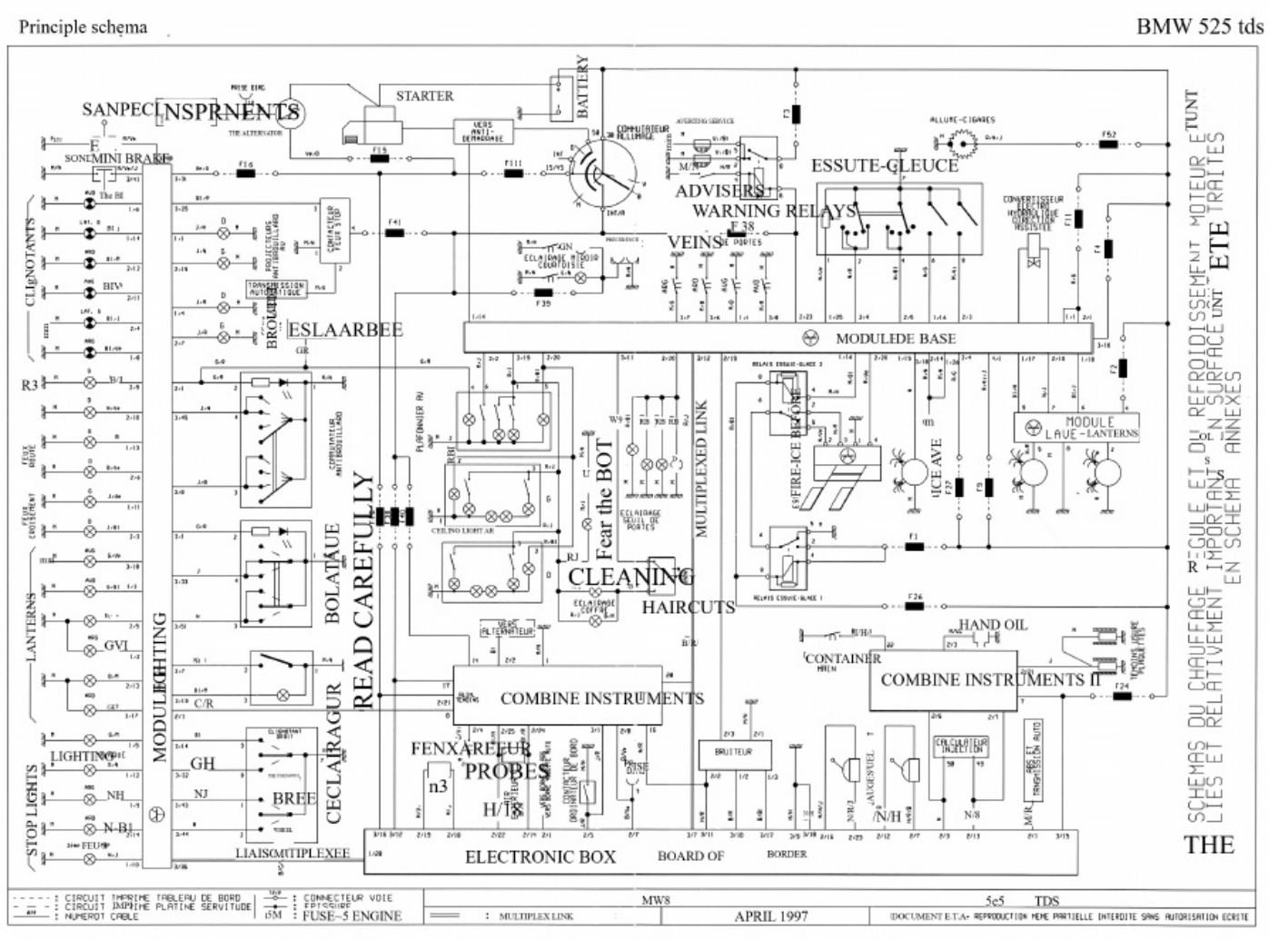 Sample 8 of BMW 525 tds E39 Technical Overview Technical Manual [PDF]