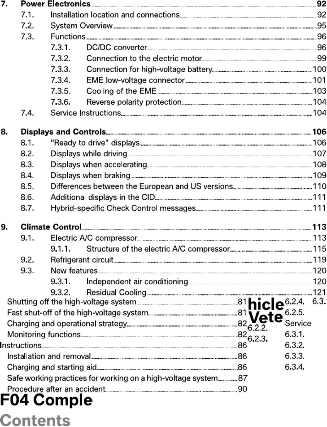 Sample 2 of BMW 7 Hev Technical Manual [PDF]