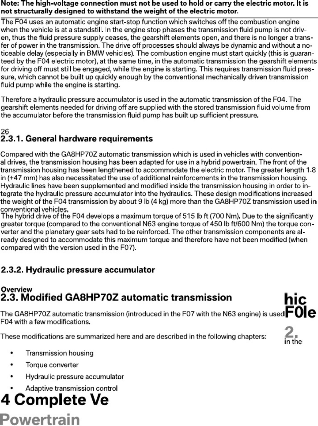 Sample 4 of BMW 7 Hev Technical Manual [PDF]
