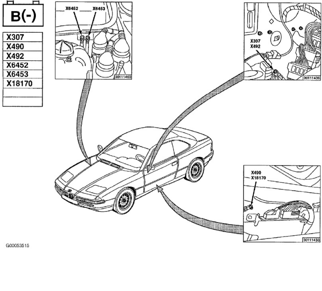 BMW 850 Series 1991 - 1992 Wiring Diagr Complete Electrical Wiring Schematic & System Diagram [PDF] cover