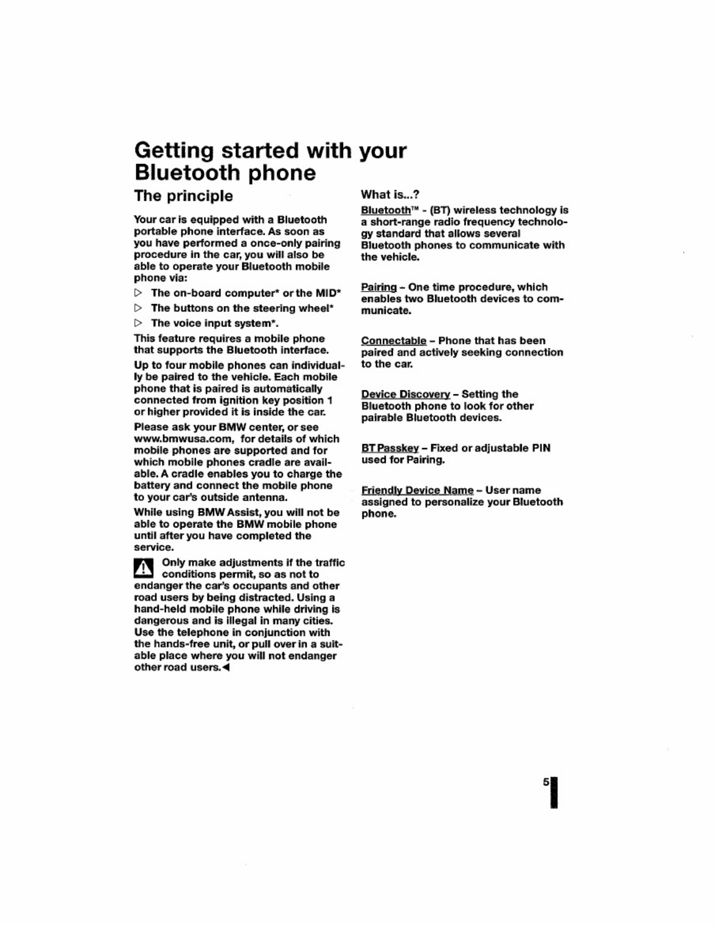 Sample 6 of BMW Bluetooth Technical Manual [PDF]