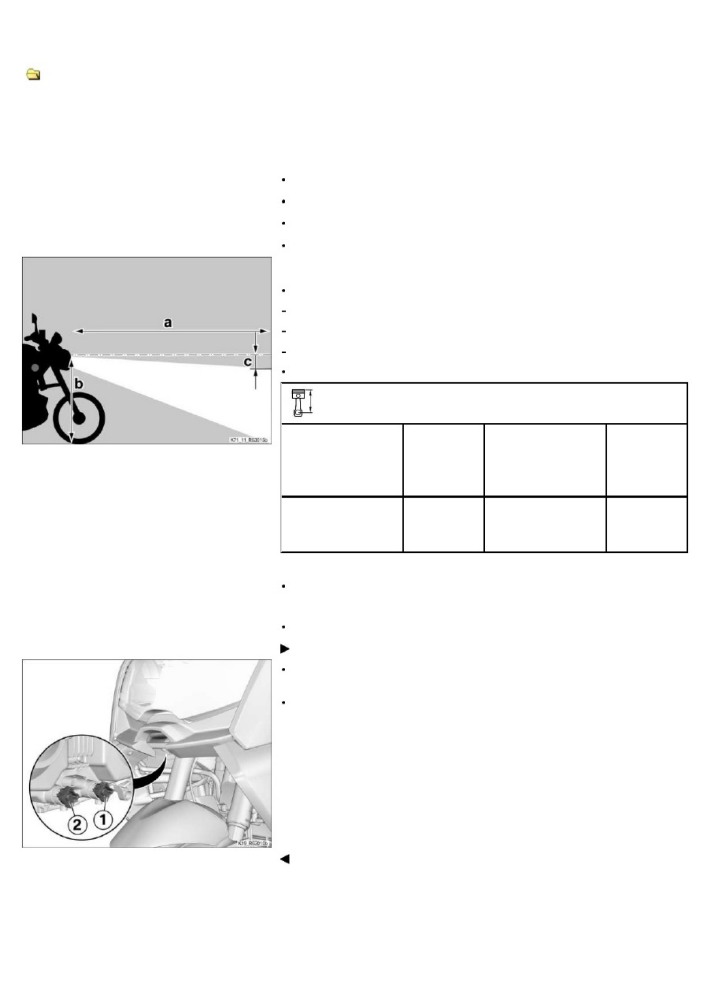 Sample 8 of BMW C 650 GT Technical Specifications Technical Manual [PDF]