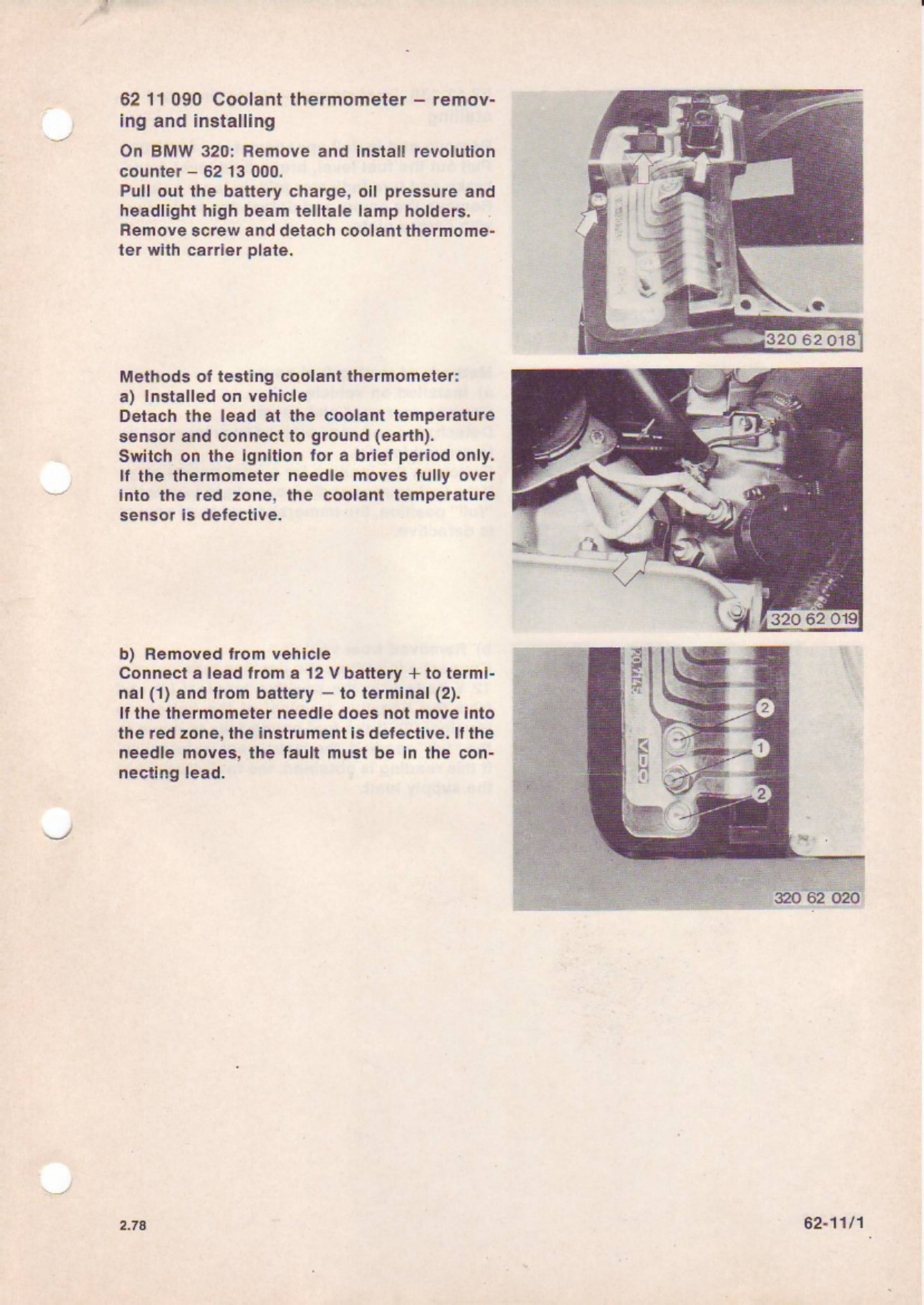 Sample 6 of BMW E21 1976 - Instruments - Lights WIR Complete Electrical Wiring Schematic & System Diagram [PDF]