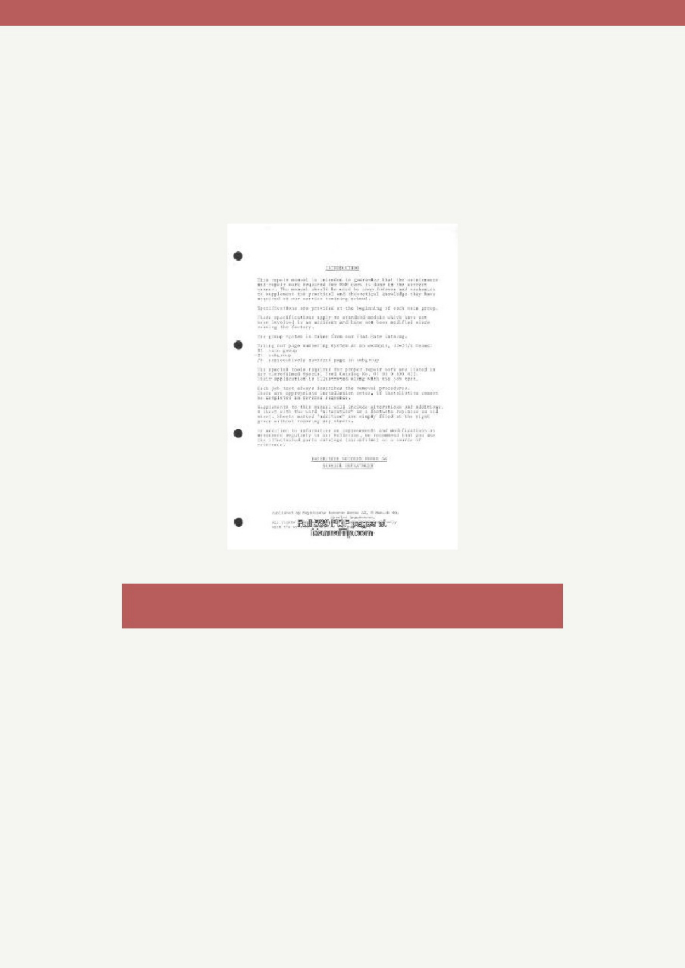 BMW E21 Owners Workshop Service Manual [PDF] cover