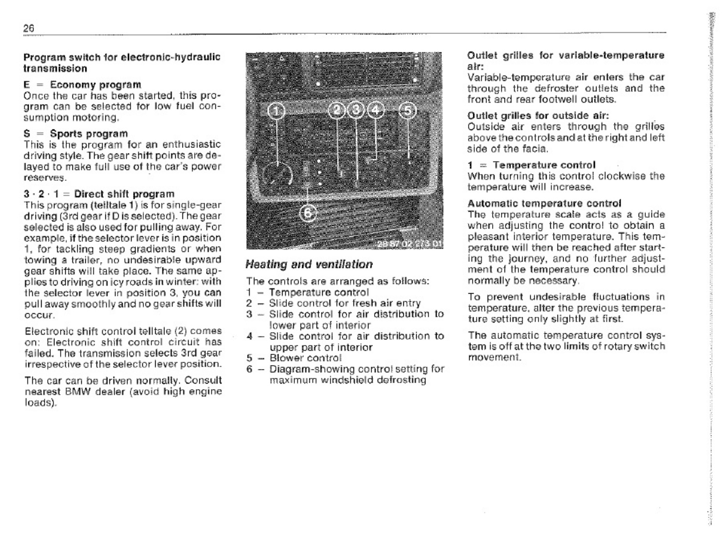 Sample 5 of BMW E28 528e 535i M5 Owners Technical Manual [PDF]