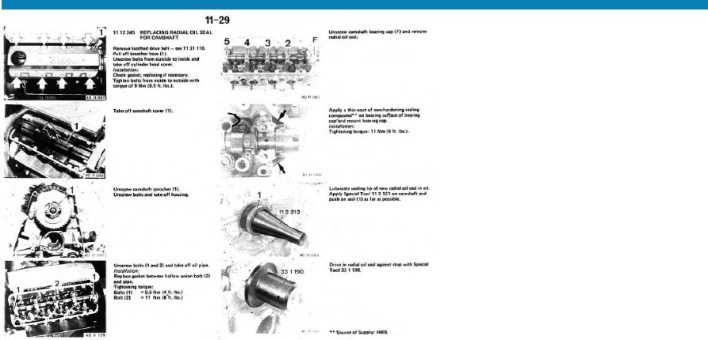 Sample 5 of BMW E30 Bentley Workshop Service Manual [PDF]