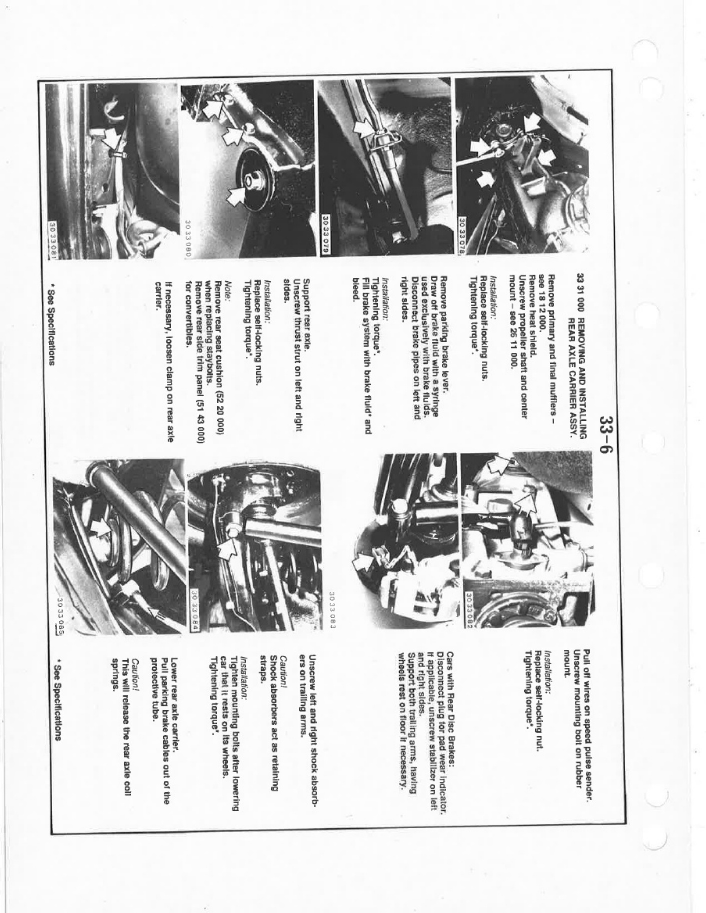 Sample 6 of BMW E30 Chassis 3 Technical Manual [PDF]