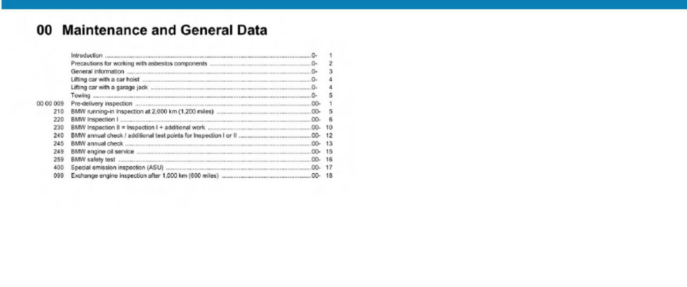 Sample 4 of BMW E30 Workshop Service Manual [PDF]
