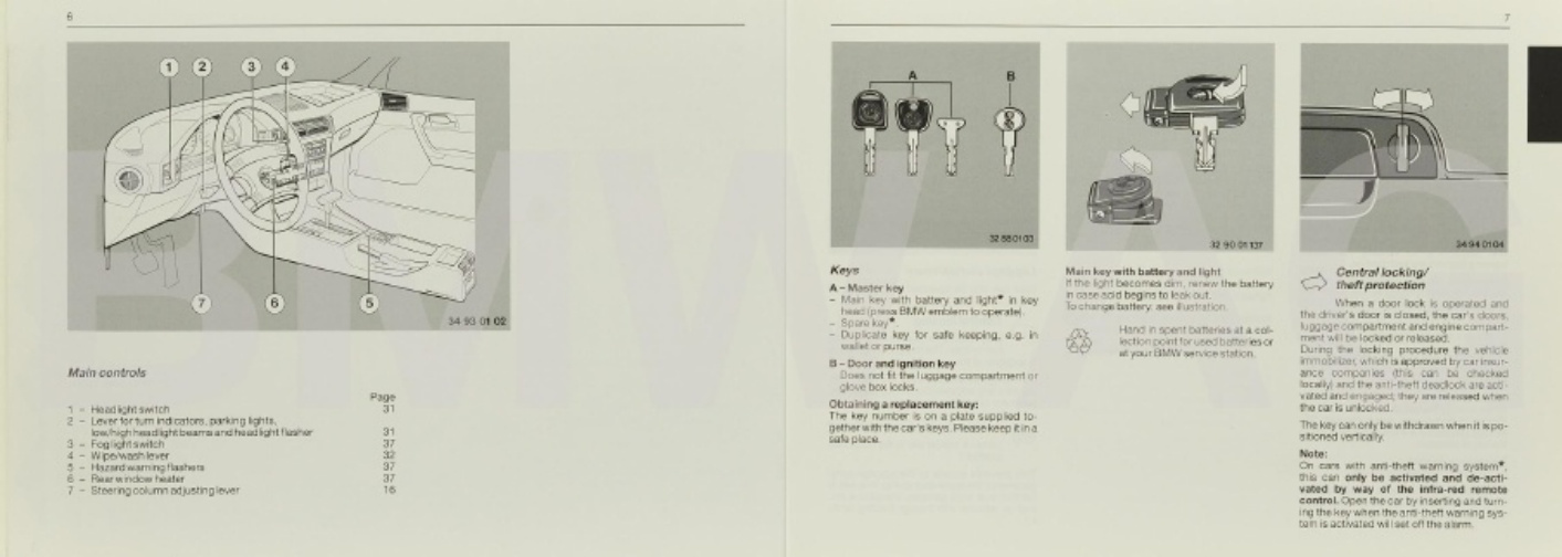 Sample 3 of BMW E34 518i 520i 525i 530i 540i 525td Technical Manual [PDF]