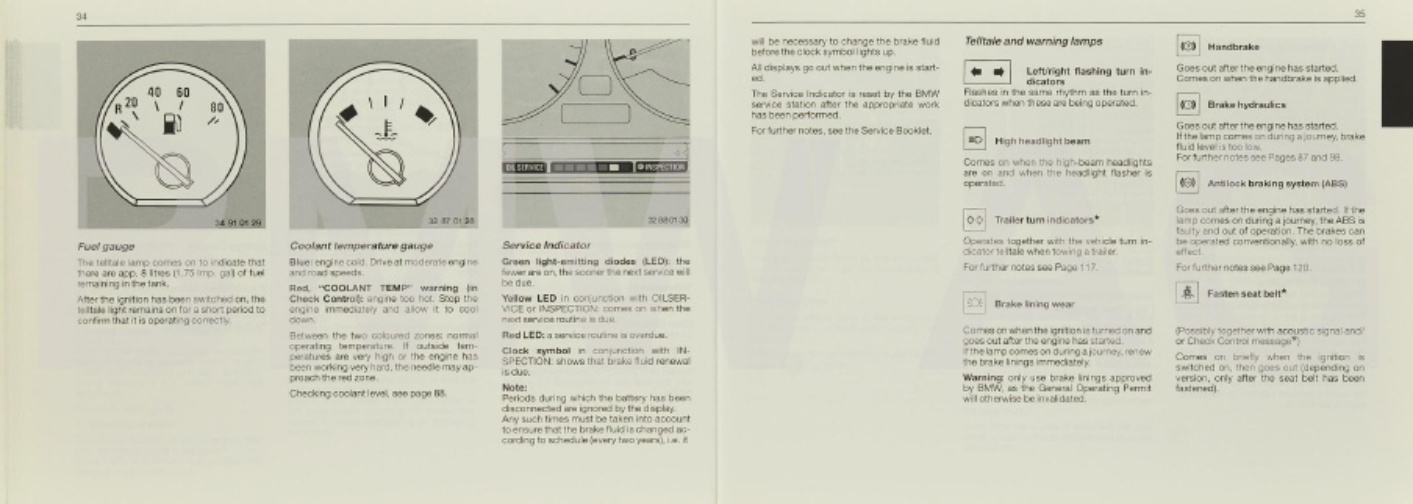 Sample 4 of BMW E34 518i 520i 525i 530i 540i 525td Technical Manual [PDF]