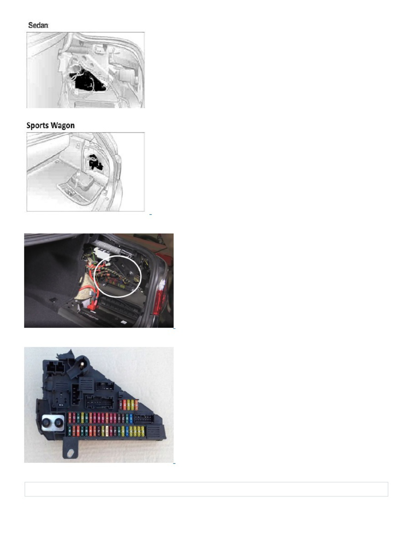 Sample 2 of BMW E60_E61 Fuse Box Diagrams Technical Manual [PDF]