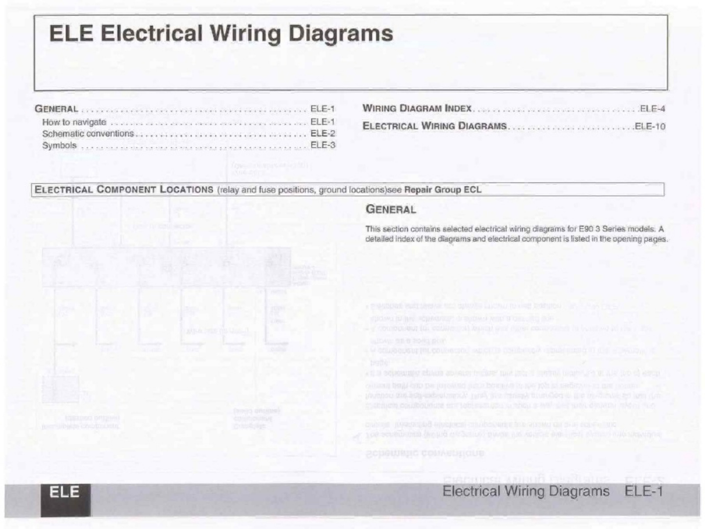 BMW E90 Electrical Wiring Diagrams Complete Electrical Wiring Schematic & System Diagram [PDF] sample cover