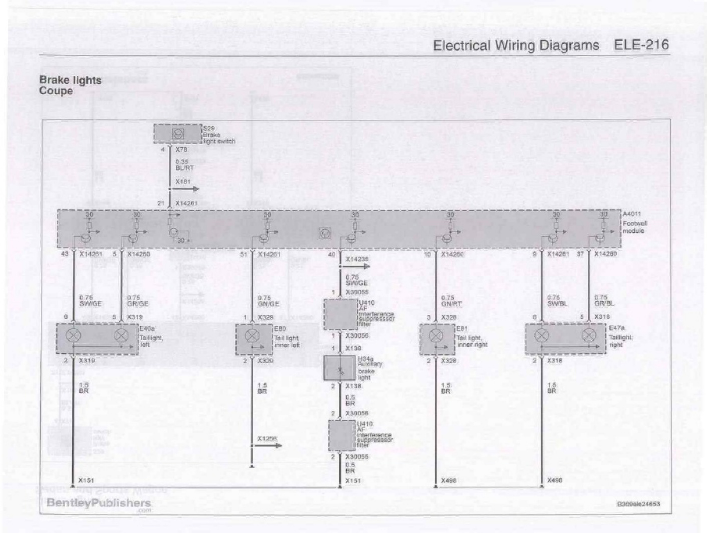 Sample 7 of BMW E90 Electrical Wiring Diagrams Complete Electrical Wiring Schematic & System Diagram [PDF]