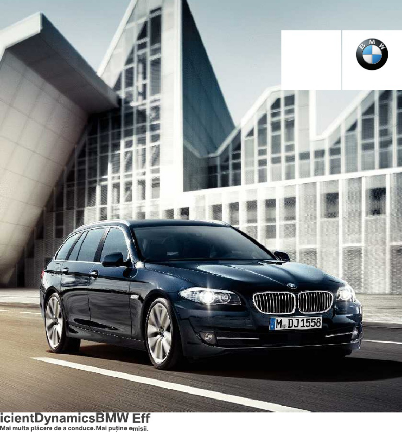 BMW f11 Romanian Owner Technical Manual [PDF] cover