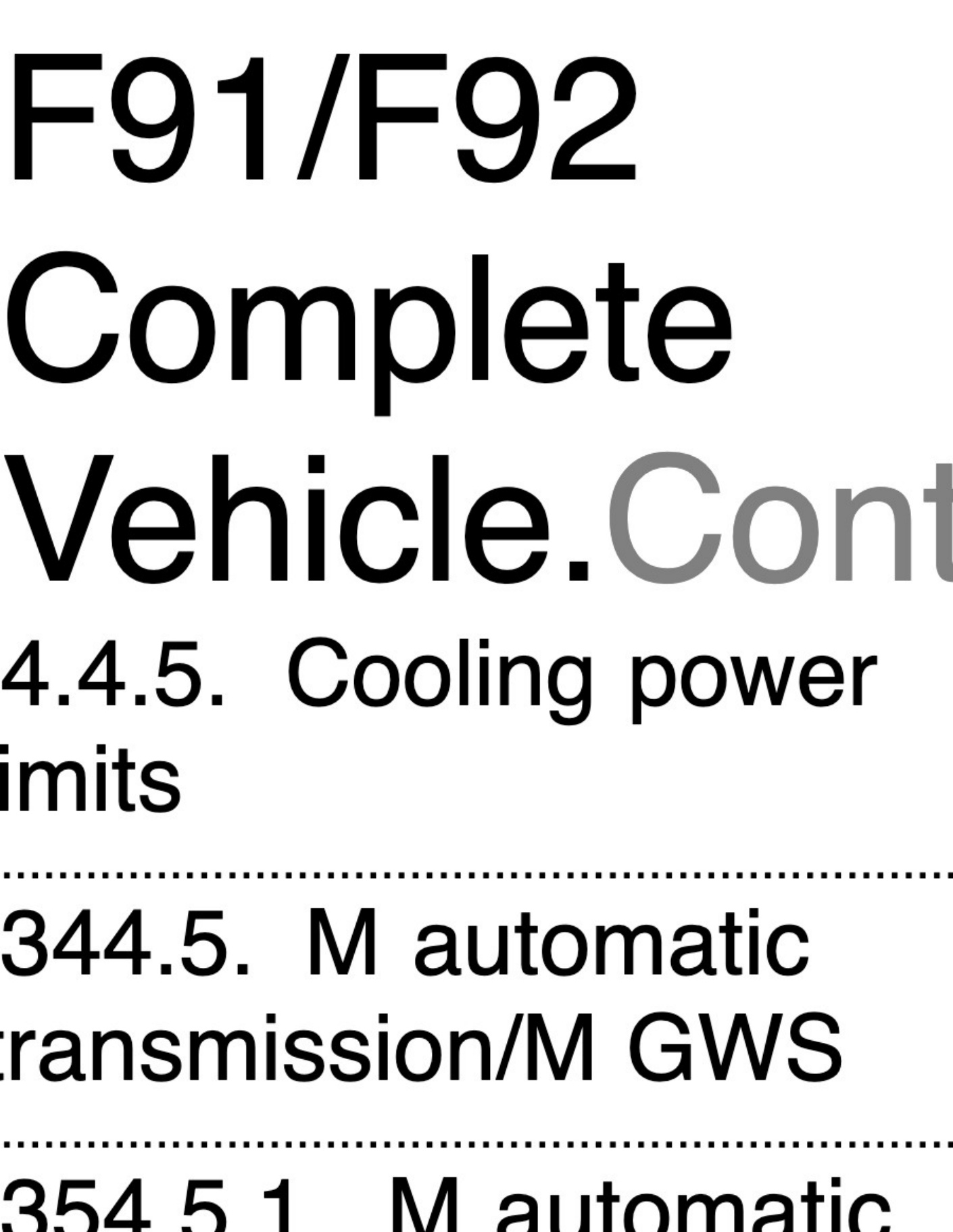 Sample 2 of BMW F91_F92 Complete Vehicle Technical Manual [PDF]