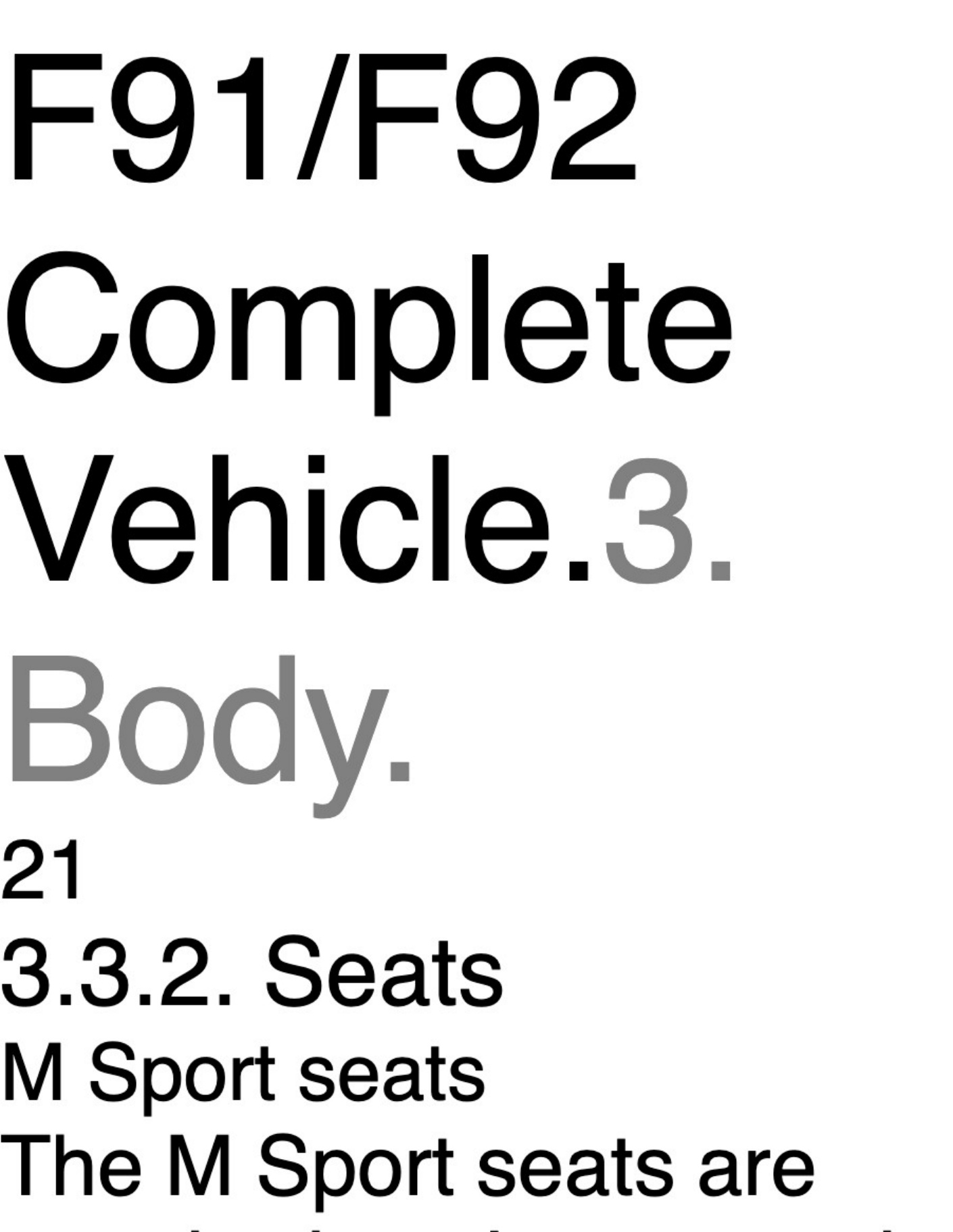 Sample 4 of BMW F91_F92 Complete Vehicle Technical Manual [PDF]