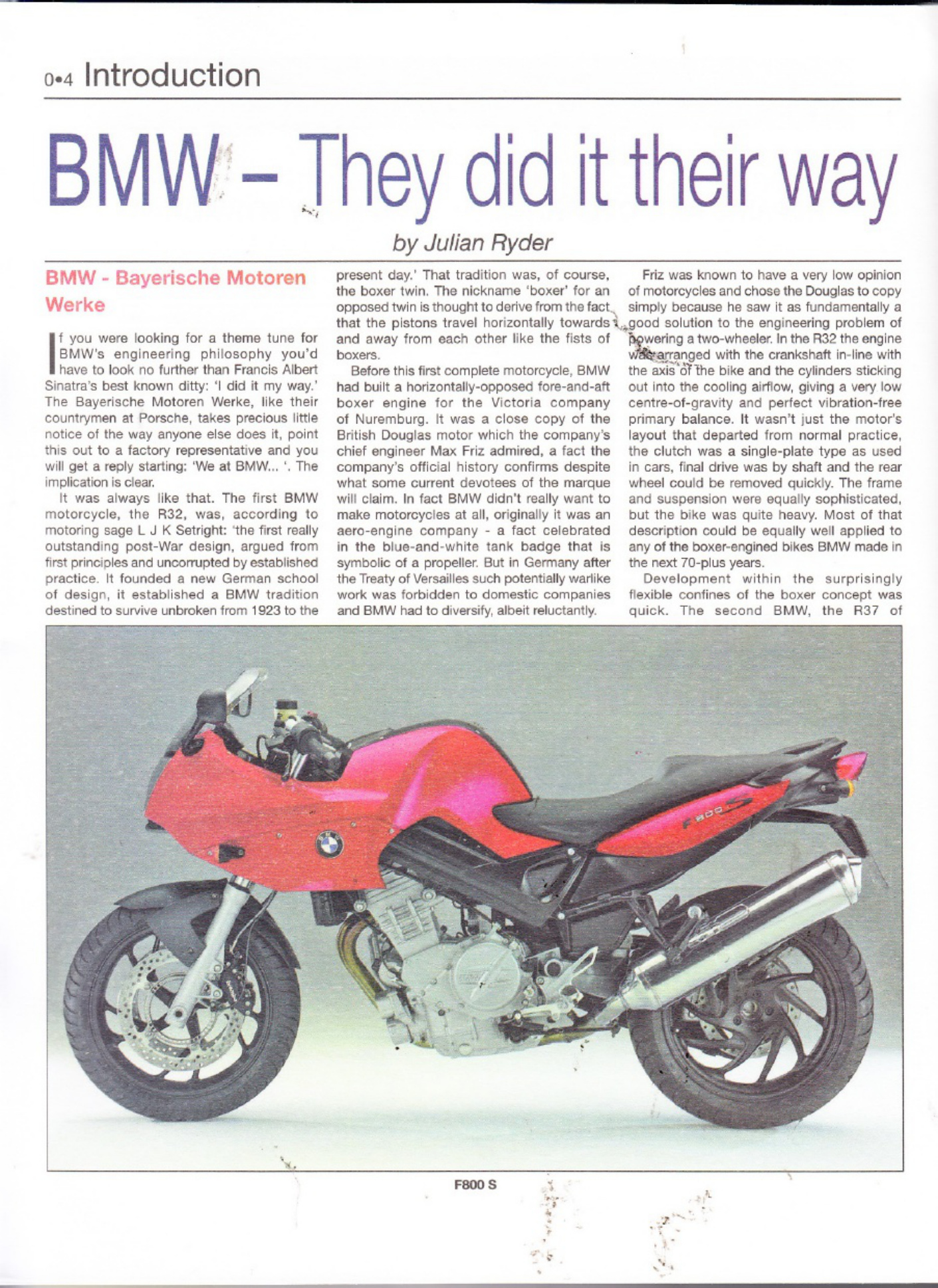 Sample 2 of BMW F 650 - F 700 - F 800 - Workshop Service Manual [PDF]