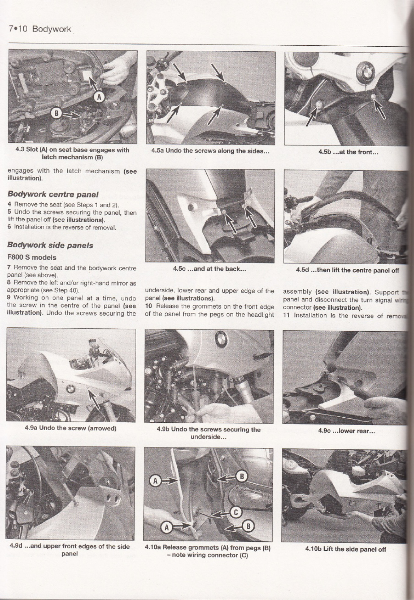 Sample 6 of BMW F 650 - F 700 - F 800 - Workshop Service Manual [PDF]