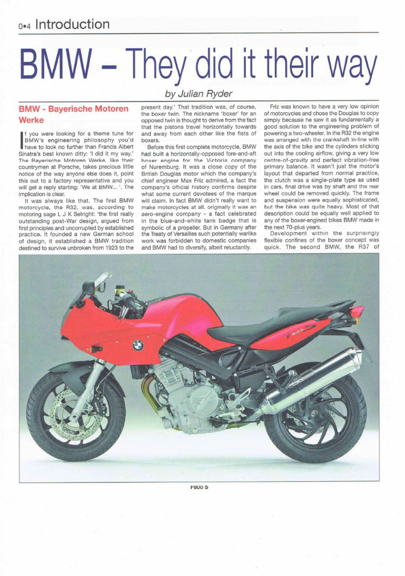 Sample 2 of BMW F 800 GS Technical Manual [PDF]