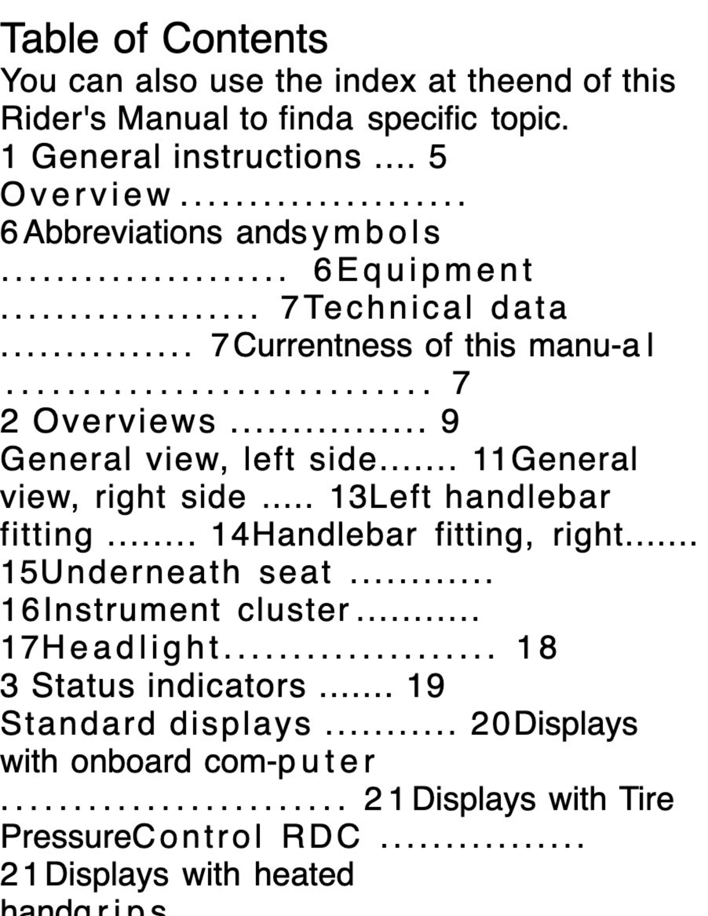 Sample 2 of BMW K1300S User Technical Manual [PDF]