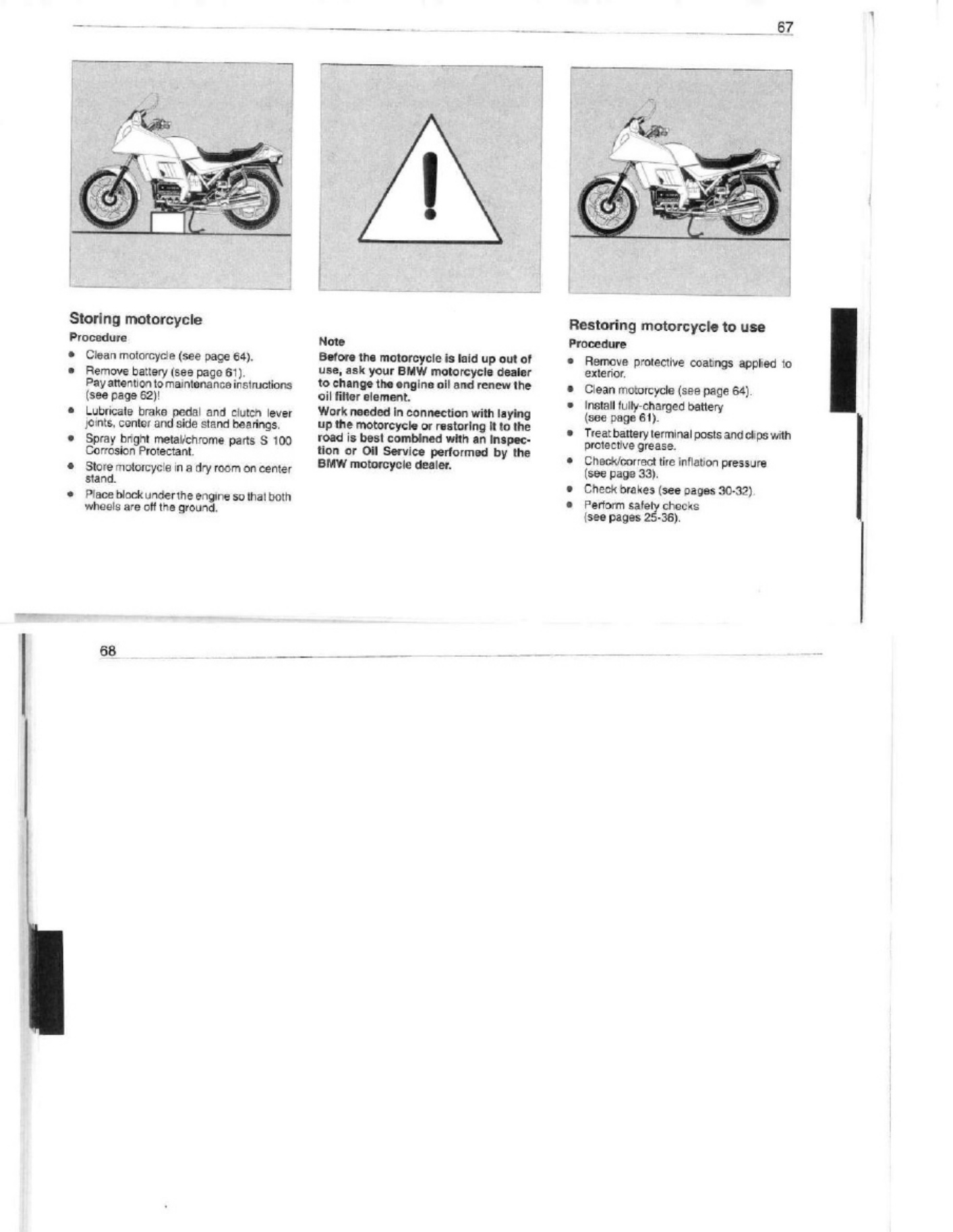 Sample 2 of BMW k75 Owner Manuel Technical Manual [PDF]