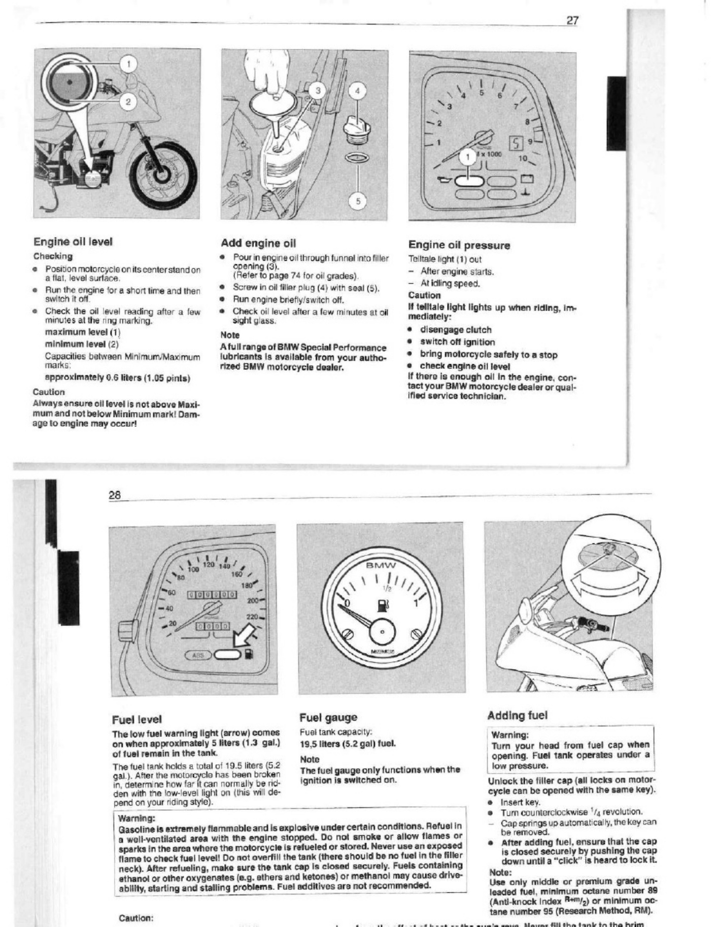 Sample 6 of BMW k75 Owner Manuel Technical Manual [PDF]