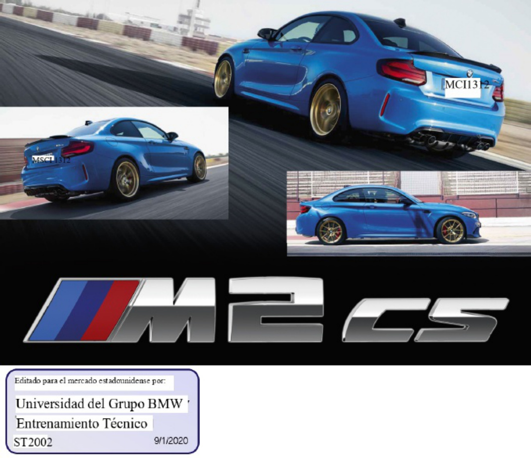 Sample 3 of BMW Manual de Capacitaci n BMW F87 M2 C Technical Manual [PDF]