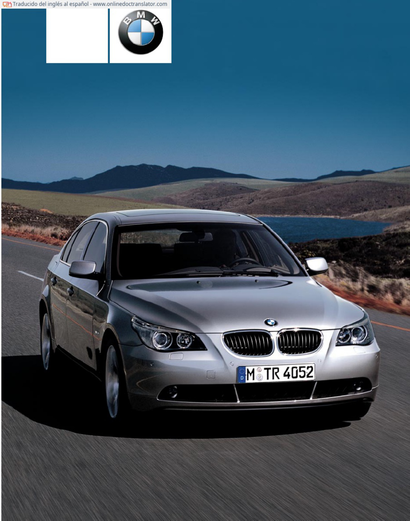 BMW Manual del Propietario BMW 530i 200 Technical Manual [PDF] cover