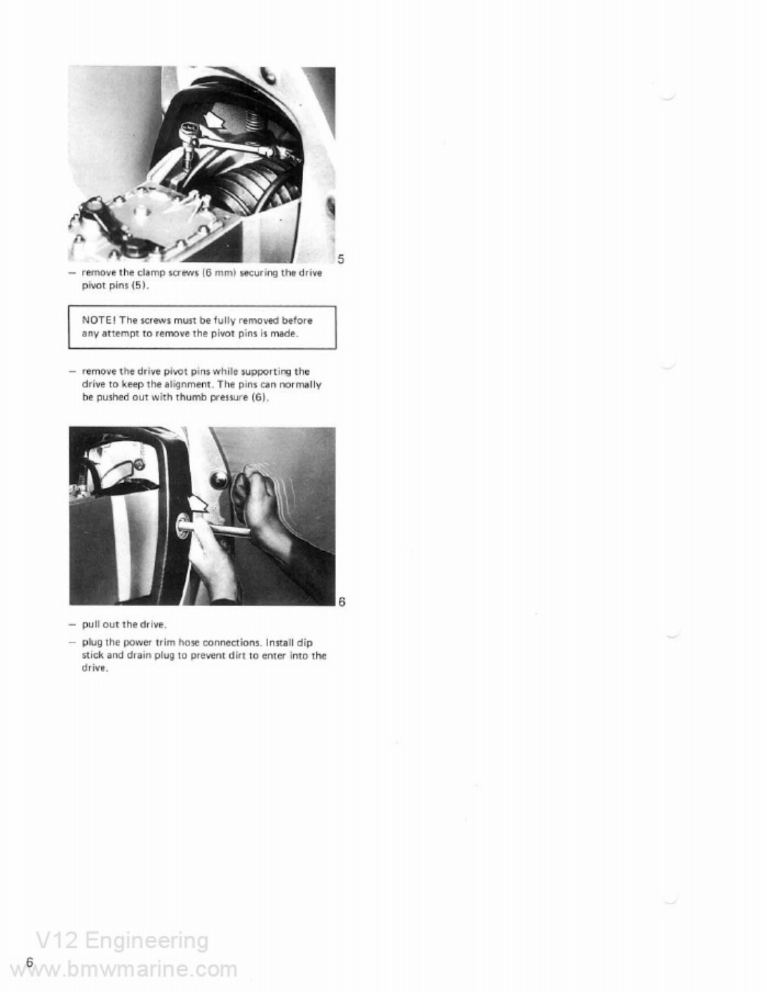 BMW Marine Engine Workshop Service Manual [PDF] cover