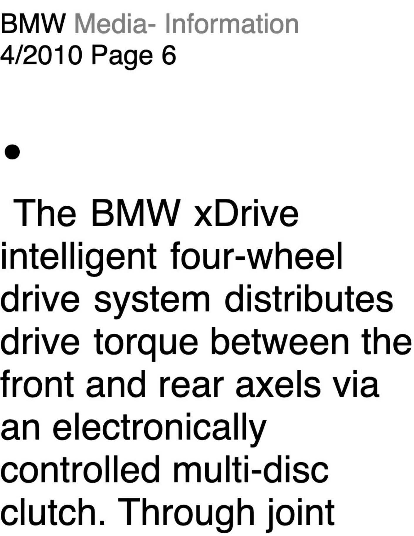 Sample 4 of BMW New BMW X5_ Specs and Features Over Technical Manual [PDF]