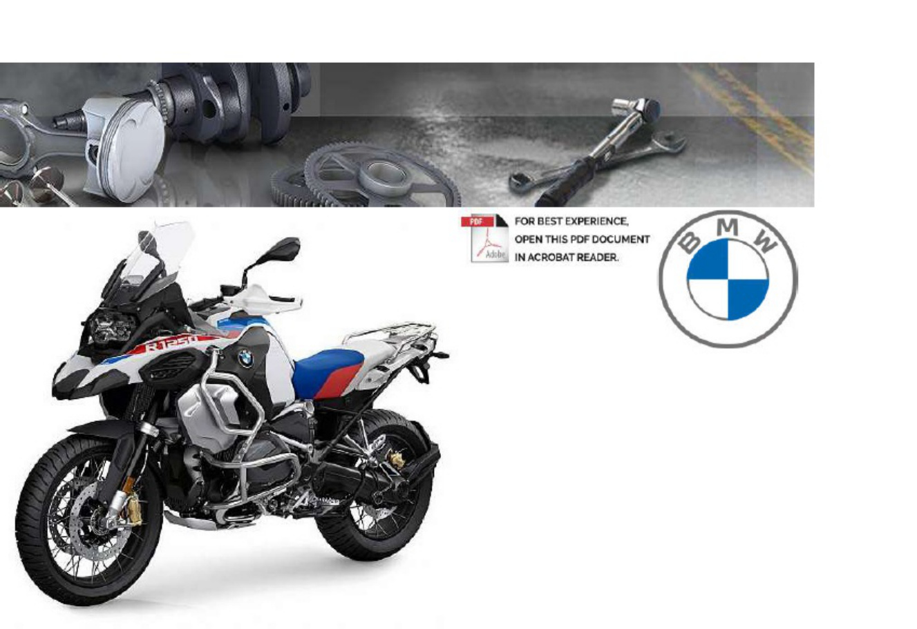 BMW R1250 GS Adventure Workshop Service Manual [PDF] cover