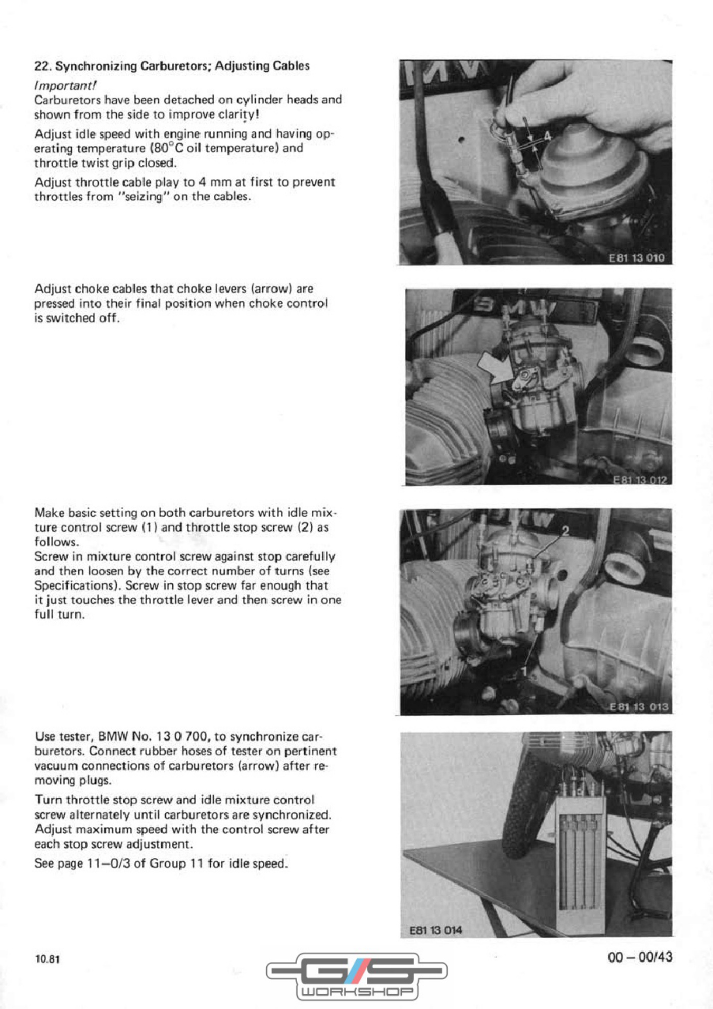 Sample 3 of BMW R80 G-S Workshop Service Manual [PDF]