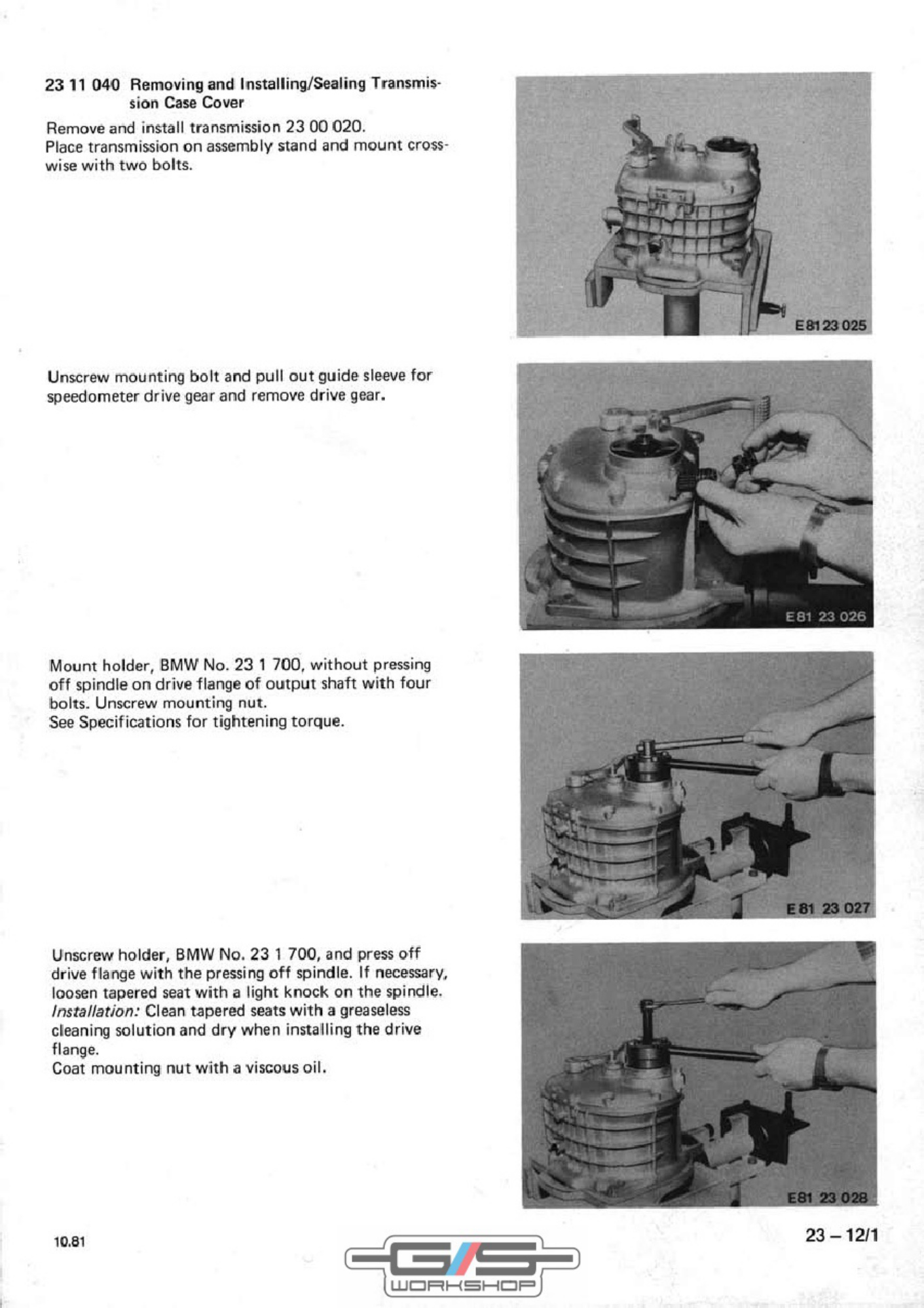 Sample 6 of BMW R80 G-S Workshop Service Manual [PDF]