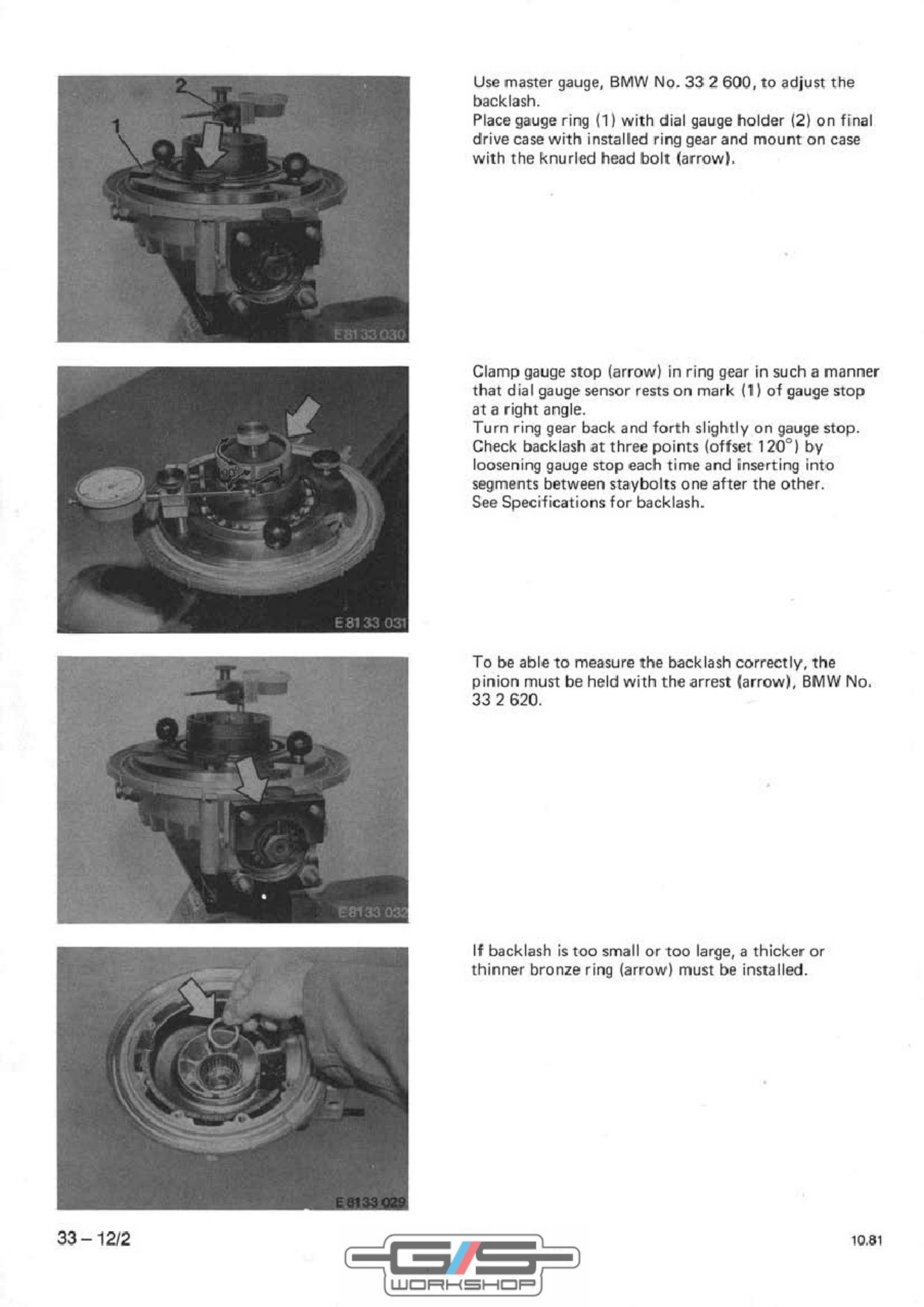 Sample 7 of BMW R80 G-S Workshop Service Manual [PDF]