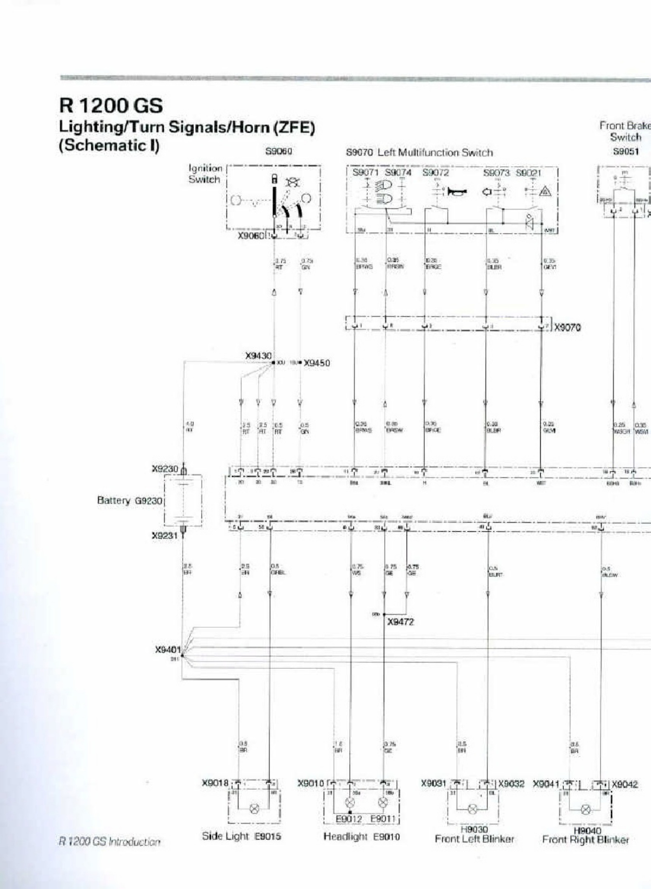 Sample 6 of BMW R 1200 GS Wiring Diagram Complete Complete Electrical Wiring Schematic & System Diagram [PDF]